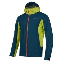 La Sportiva hiking jacket Discover 2.5-layer (environmentally friendly, laser-cut underarm ventilation) storm blue Men